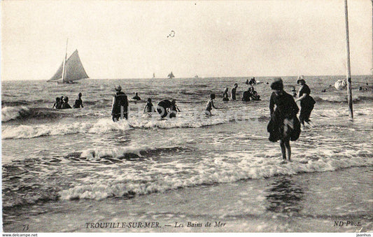Trouville - Les Bains de Mer - 75 - old postcard - France - unused - JH Postcards