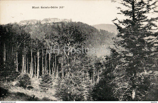 Mont Sainte Odile 763 m - old postcard - 1924 - France - used - JH Postcards