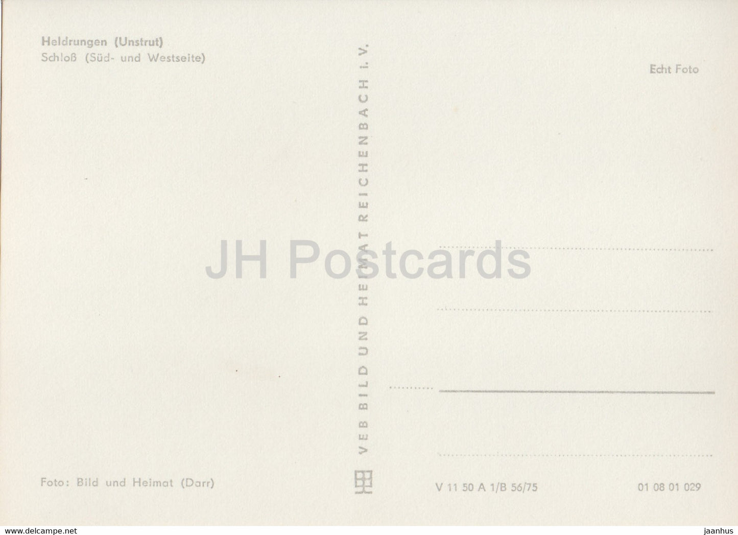 Heldrungen Schloss - castle - Historische Statten in Thuringen - DDR Germany - unused