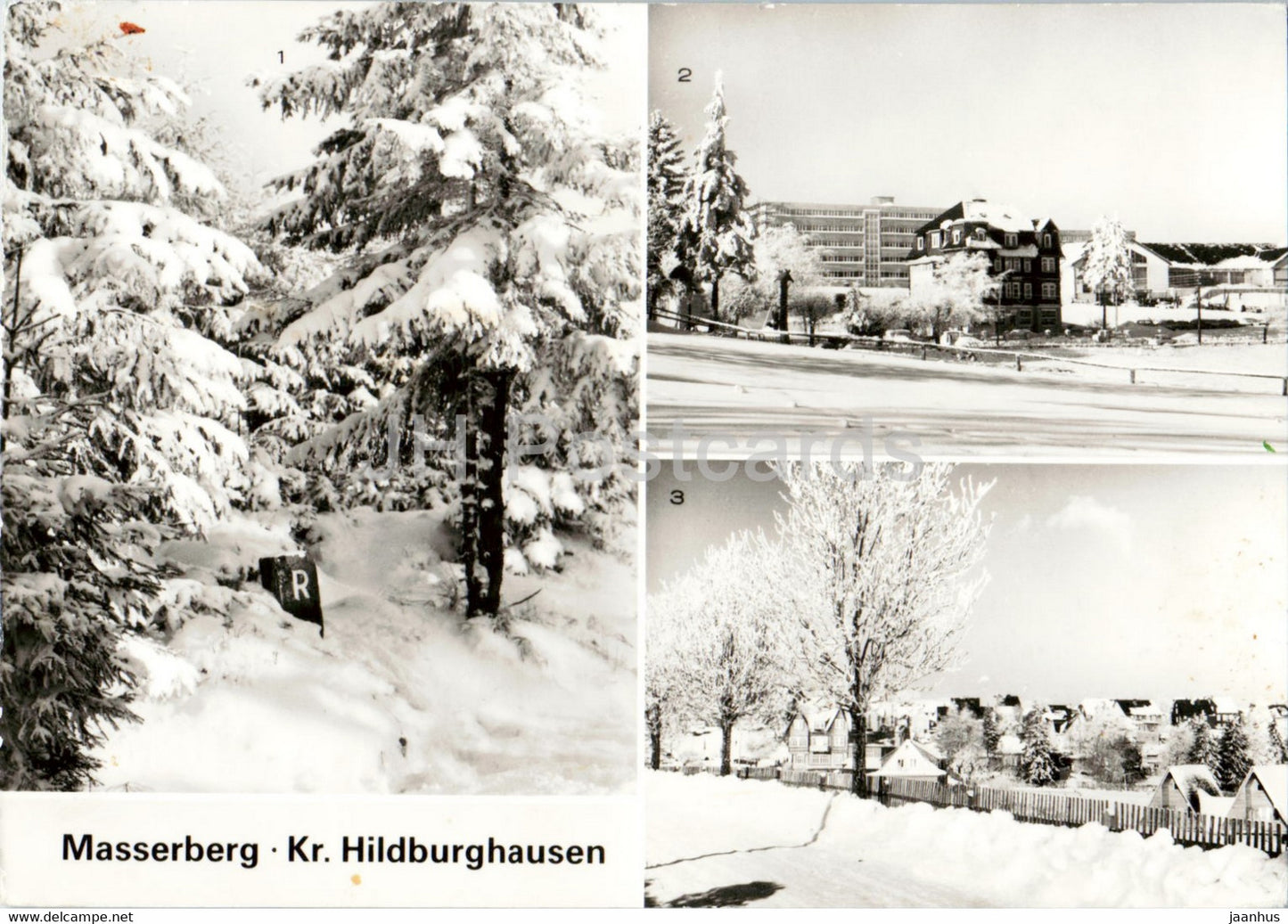 Masserberg - Kr Hildburghausen - Am Rennsteig - Erholungsheim Otto Grotewohl - 1982 - Germany DDR - used - JH Postcards