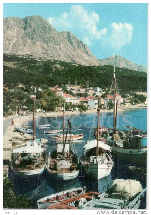 Podgora - sailing boat - Makarska Riviera - 286 - Yugoslavia - Croatia - unused - JH Postcards