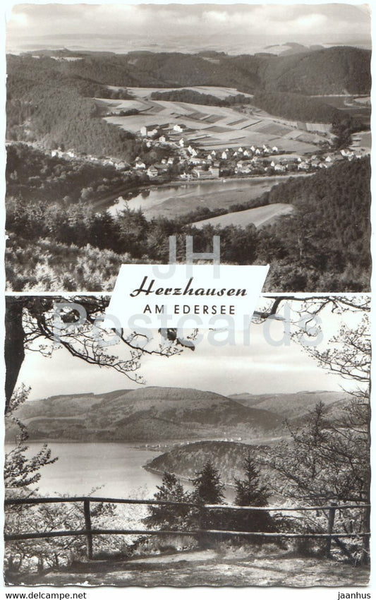 Herzhausen am Edersee - 1960s - Germany - used - JH Postcards
