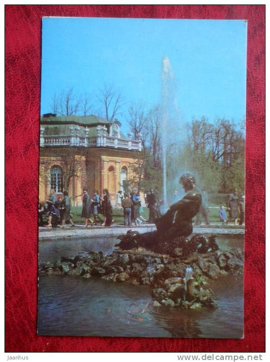 Petrodvorets - The Triton Fountain - fountain - 1972 - Russia - USSR - unused - JH Postcards