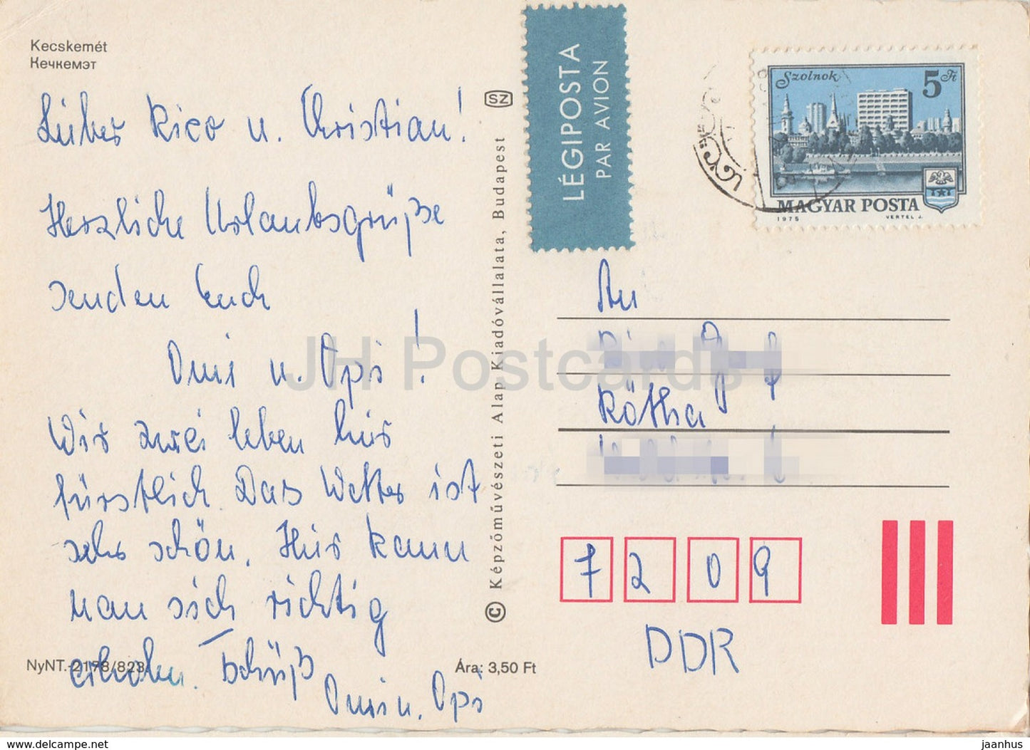 Kecskemet - architecture - multiview - années 1970 - Hongrie - utilisé