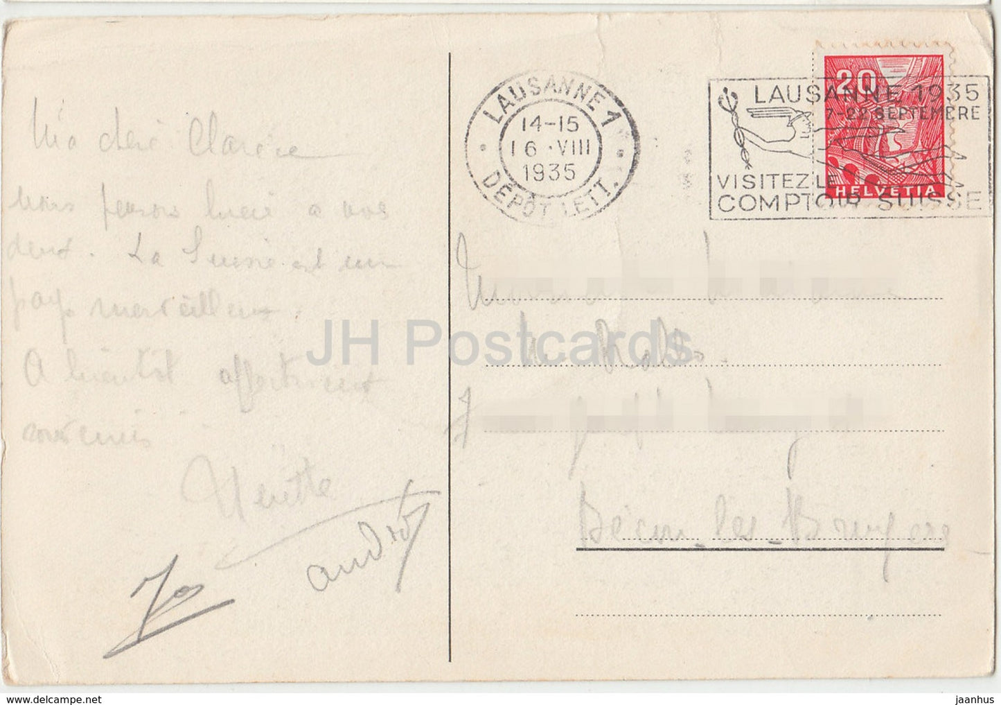 Im Diemtigtal - Dans la vellee de Diemtig - Suisse - 1935 - occasion