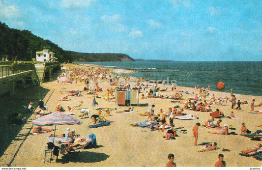 Svetlogorsk - Kaliningrad - Rauschen - city beach - 1971 - Russia USSR - unused - JH Postcards