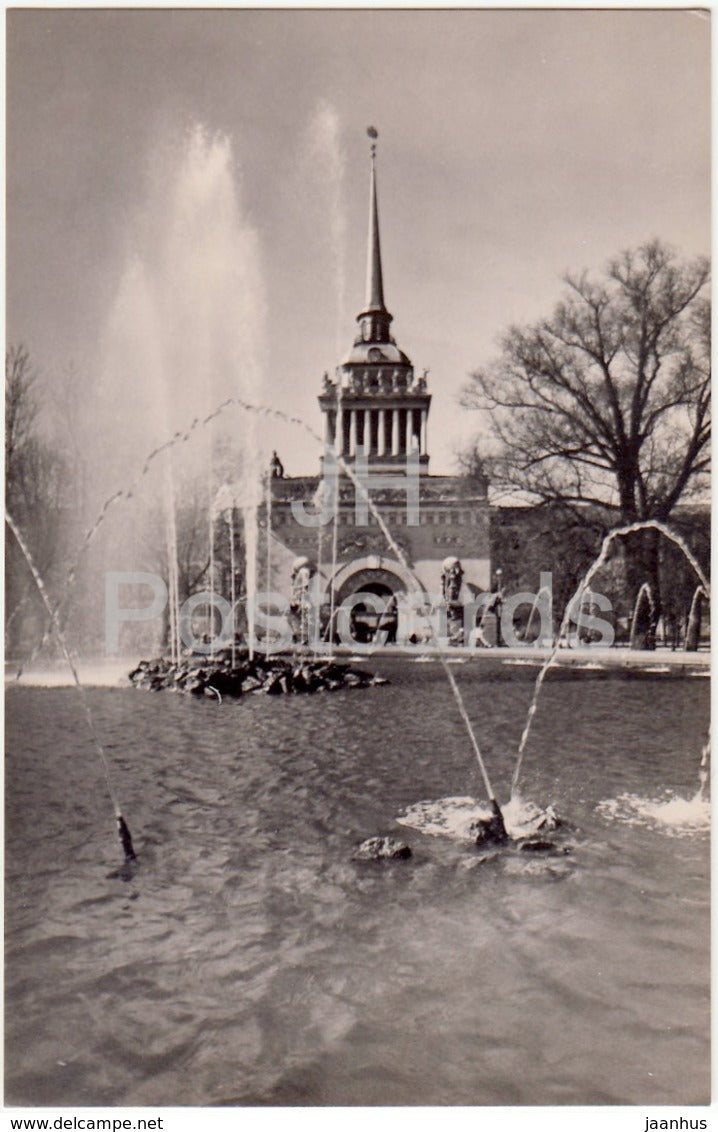 Leningrad - St. Petersburg - Admiralty - 1966 - Russia USSR -  unused - JH Postcards