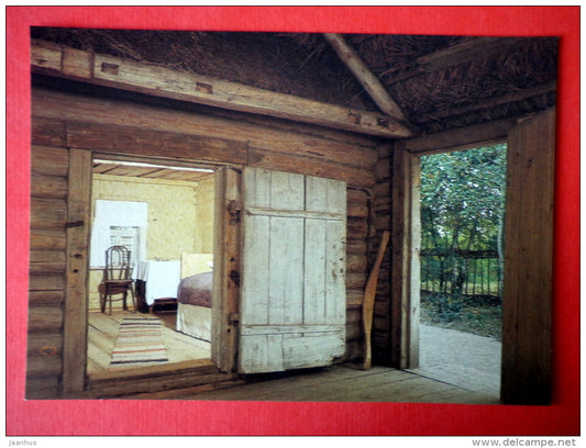 hut - Sergei Yesenin Museum-Reserve - 1986 - USSR Russia - unused - JH Postcards