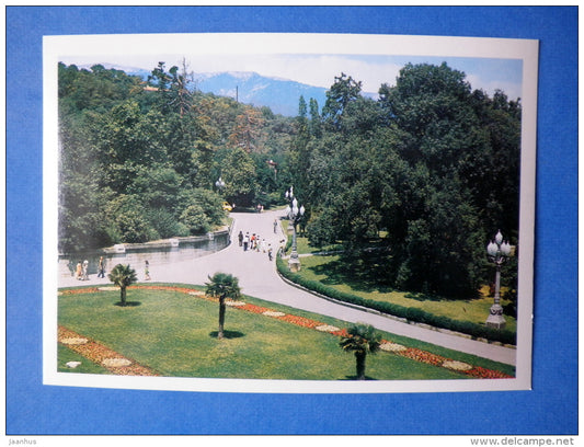 Livadia Park - Livadia Palace - 1978 - Ukraine USSR - unused - JH Postcards