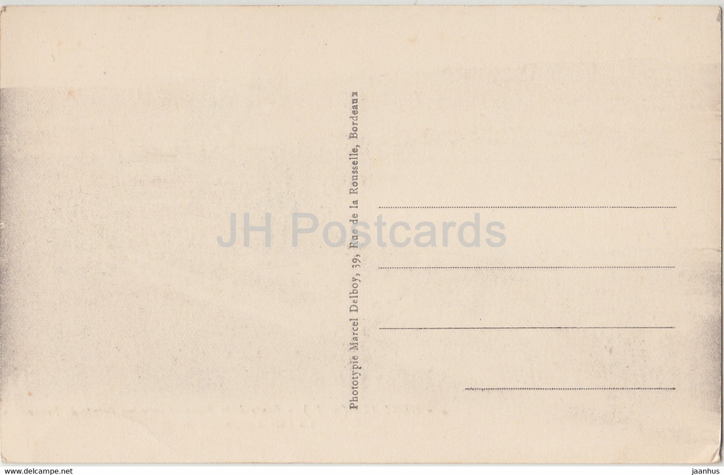 Hendaye - Route de la Plage et derniere Pointe de France La Cote Espagnole - 4 - alte Postkarte - Frankreich - unbenutzt