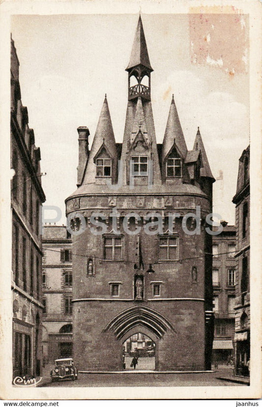Bordeaux - Porte Cailhau  - 43 - old postcard - 1935 - France - used - JH Postcards