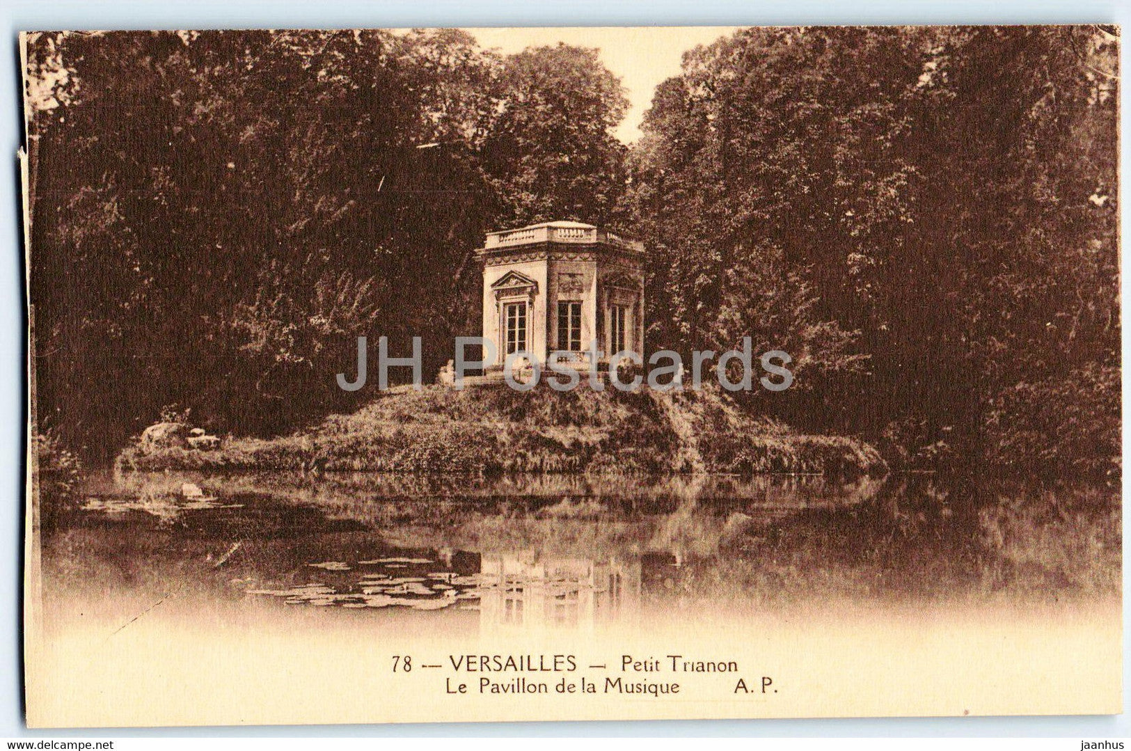 Versailles - Petit Trianon - Le Pavillon de la Musique - 78 - old postcard - France - unused - JH Postcards
