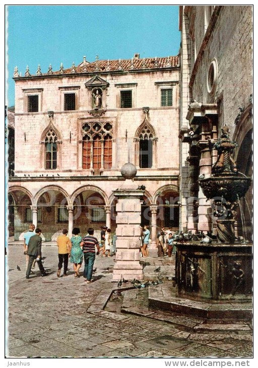 Sponza Palace - old town - Dubrovnik - Vesti - 365 - Yugoslavia - Croatia - unused - JH Postcards