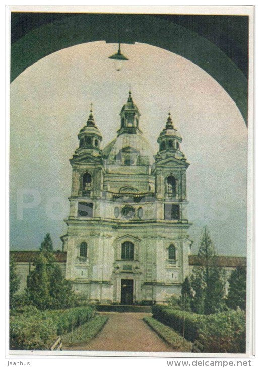 Pazhaislio monastery - Kaunas - 1956 - Lithuania USSR - unused - JH Postcards