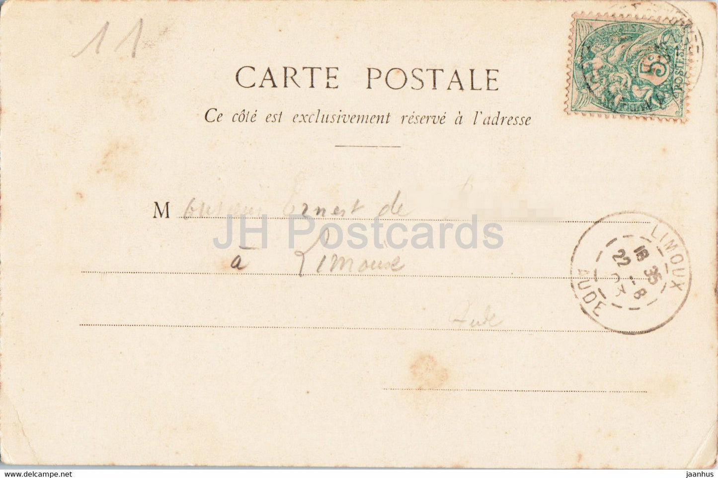 Vallee de l'Aude - Defile de Pierre Lys - 14 - alte Postkarte - 1903 - Frankreich - gebraucht