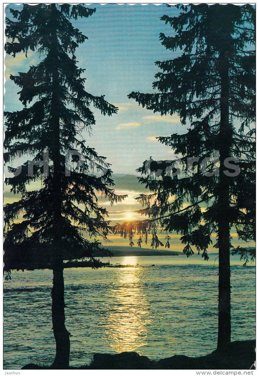 Midnattssolen - The Midnight Sun - 128/35 - Sweden - unused - JH Postcards