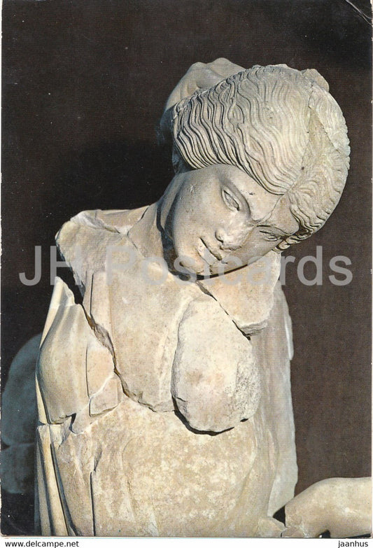 Olympia - Lapith woman from the west pediment of the Temple of Zeus - Ancient Greece - 1976 - Greece - used - JH Postcards