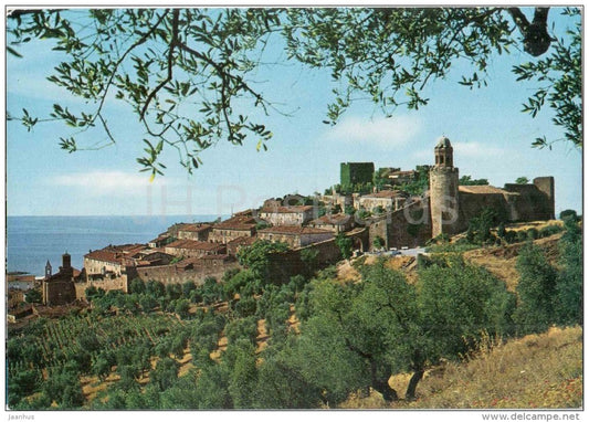 panorama - Castiglione della Pescaia - Grosseto - Toscana - 42 - Italia - Italy - sent from Italy to Germany 1987 - JH Postcards