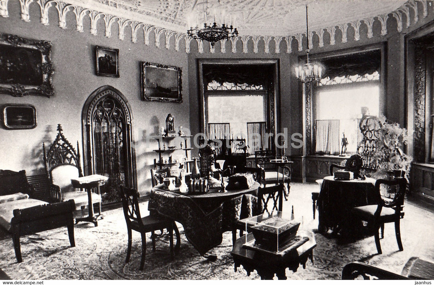 Petrodvorets - Cottage Palace - Living Room - 1981 - Russia USSR - unused - JH Postcards