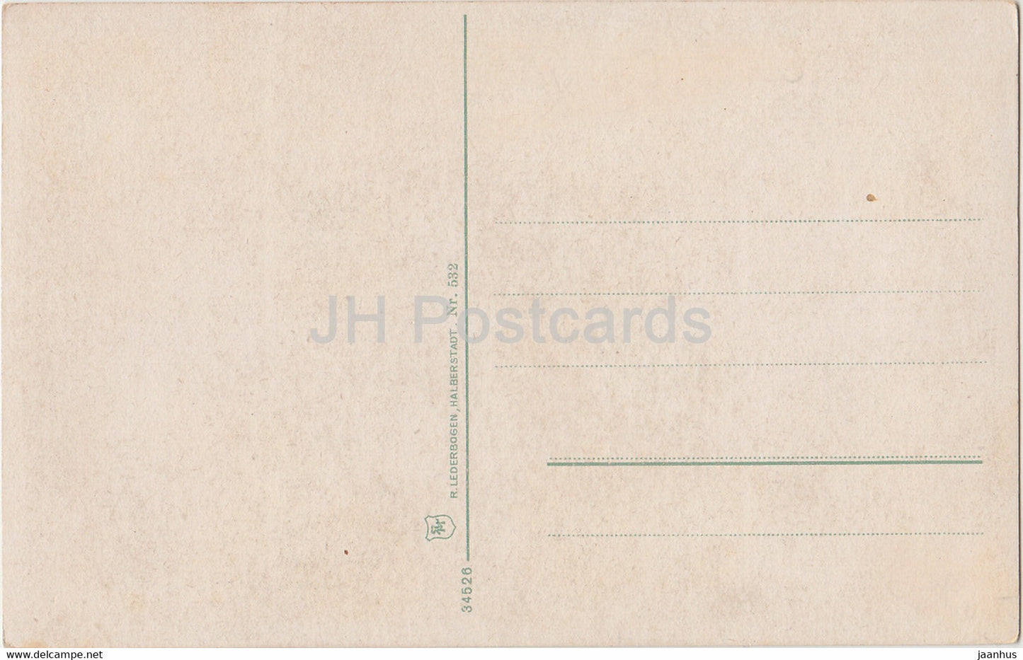 Wernigerode - Rathaus - Ottofels - Schloss - Brockenbahn - 532 - old postcard - Germany - unused