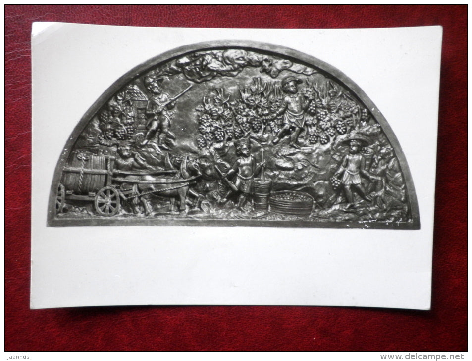 relief of Bratislava sculptor Jan Fadrusza - Municipal Museum in Bratislava - Slovakia Czechoslovakia - unused - JH Postcards