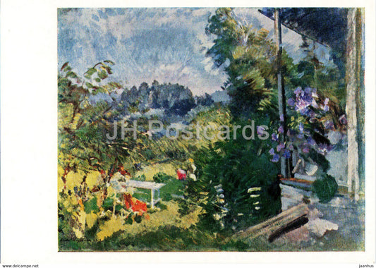 painting by K. Korovin - In Summer - Russian art - 1975 - Russia USSR - unused - JH Postcards