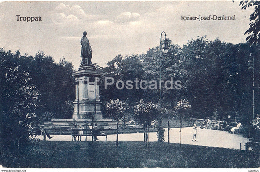 Troppau - Opava - Kaiser Josef Denkmal - Zensuriert - Zensurstelle Krakau - old postcard - 1916 - Czech Republic - used - JH Postcards