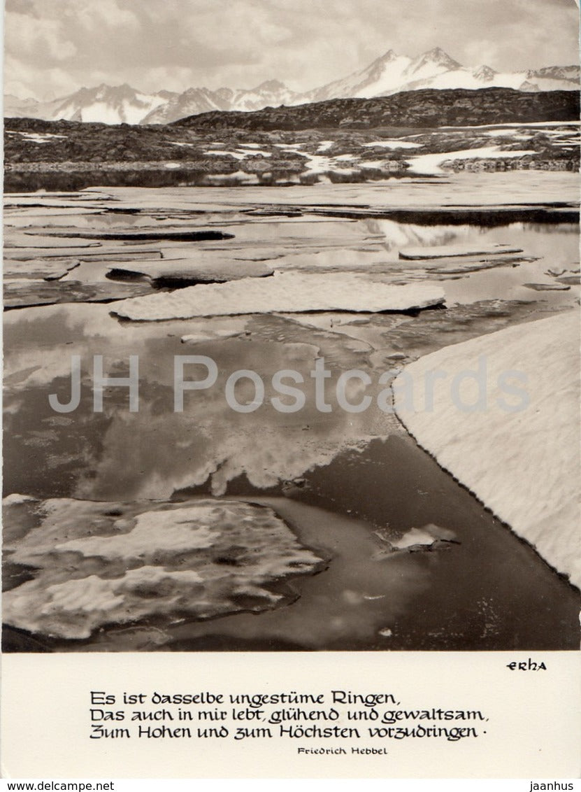 Grimsel See - Switzerland - unused - JH Postcards