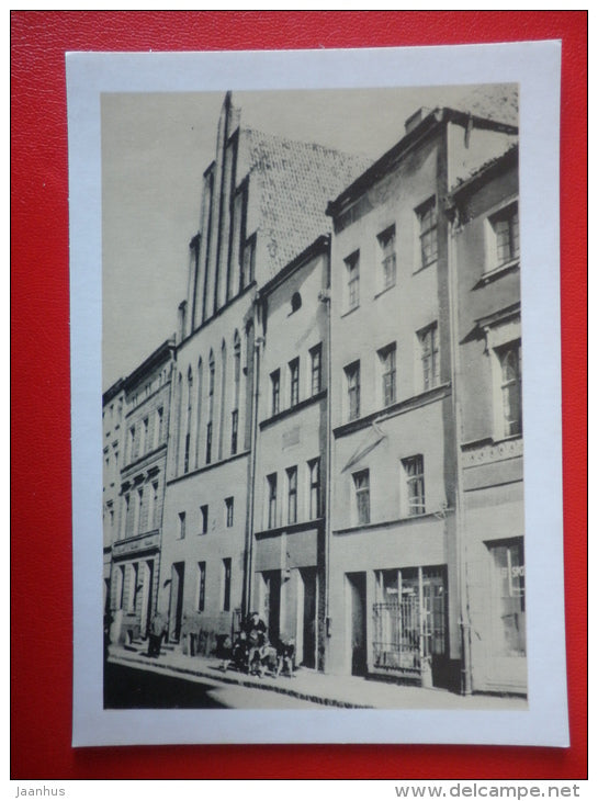 Old Street in Torun , birthplace - Nicolaus Copernicus - mathematician and astronomer - 1973 - Russia USSR - unused - JH Postcards