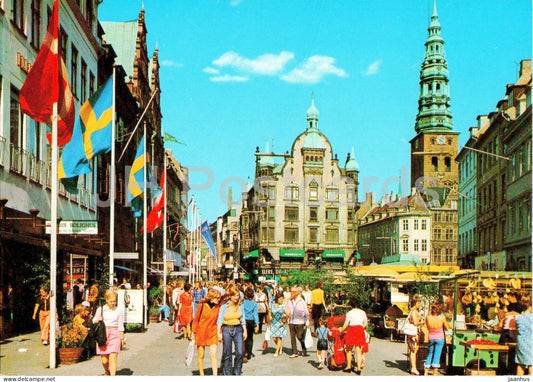 Copenhagen - Kobenhavn - Amagertorv - 57 - Denmark - unused - JH Postcards