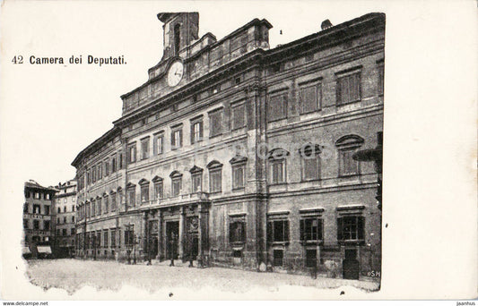 Roma - Rome - Camera dei Deputati - House of Represententives - 42 - old postcard - Italy - unused - JH Postcards