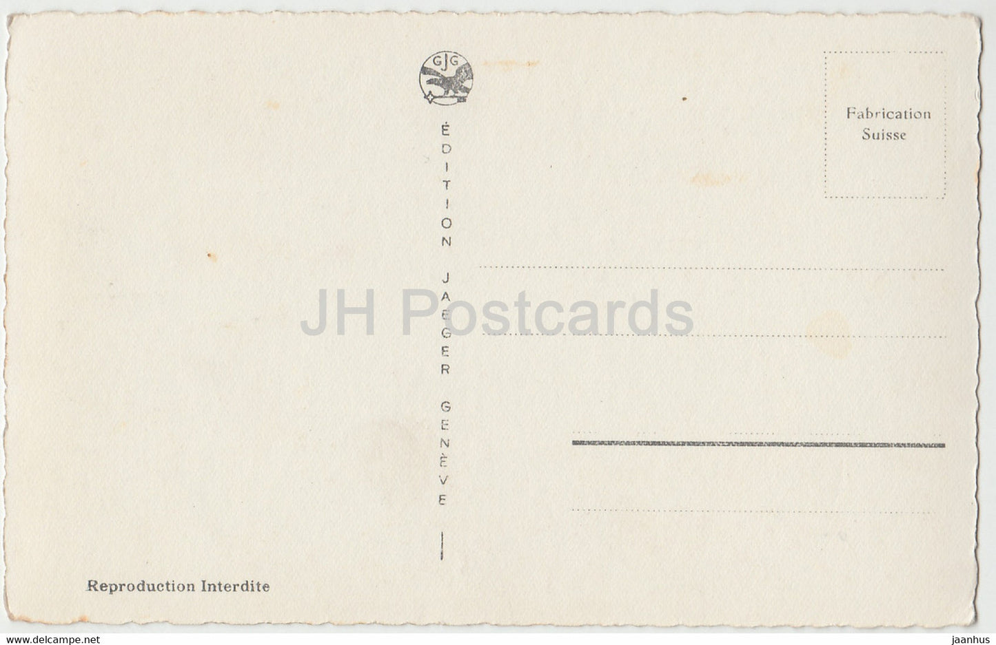 Genf - Monument de la Reformation - Bureau International de Travail - Multiview - alte Postkarte - Schweiz - unbenutzt