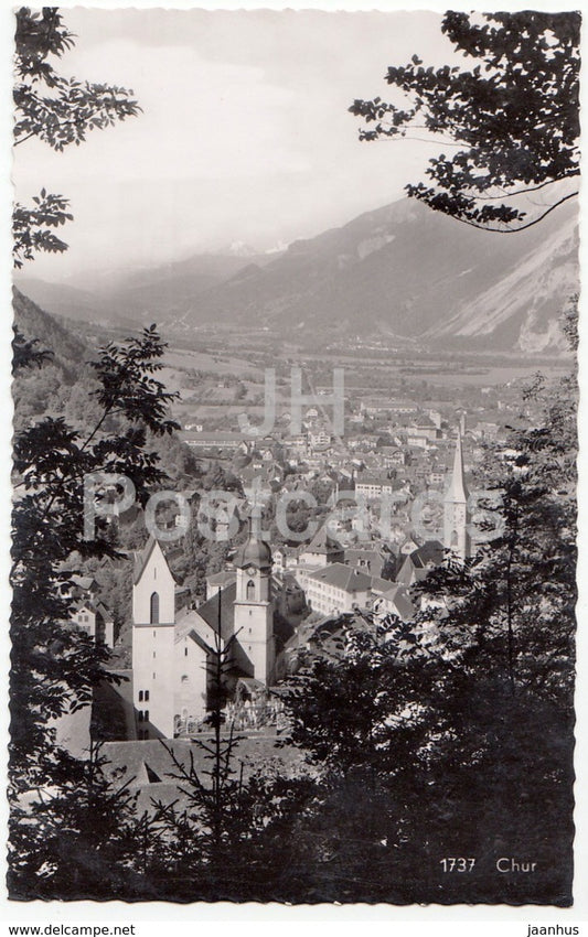 Chur - 1737 - Switzerland - old postcards - unused - JH Postcards