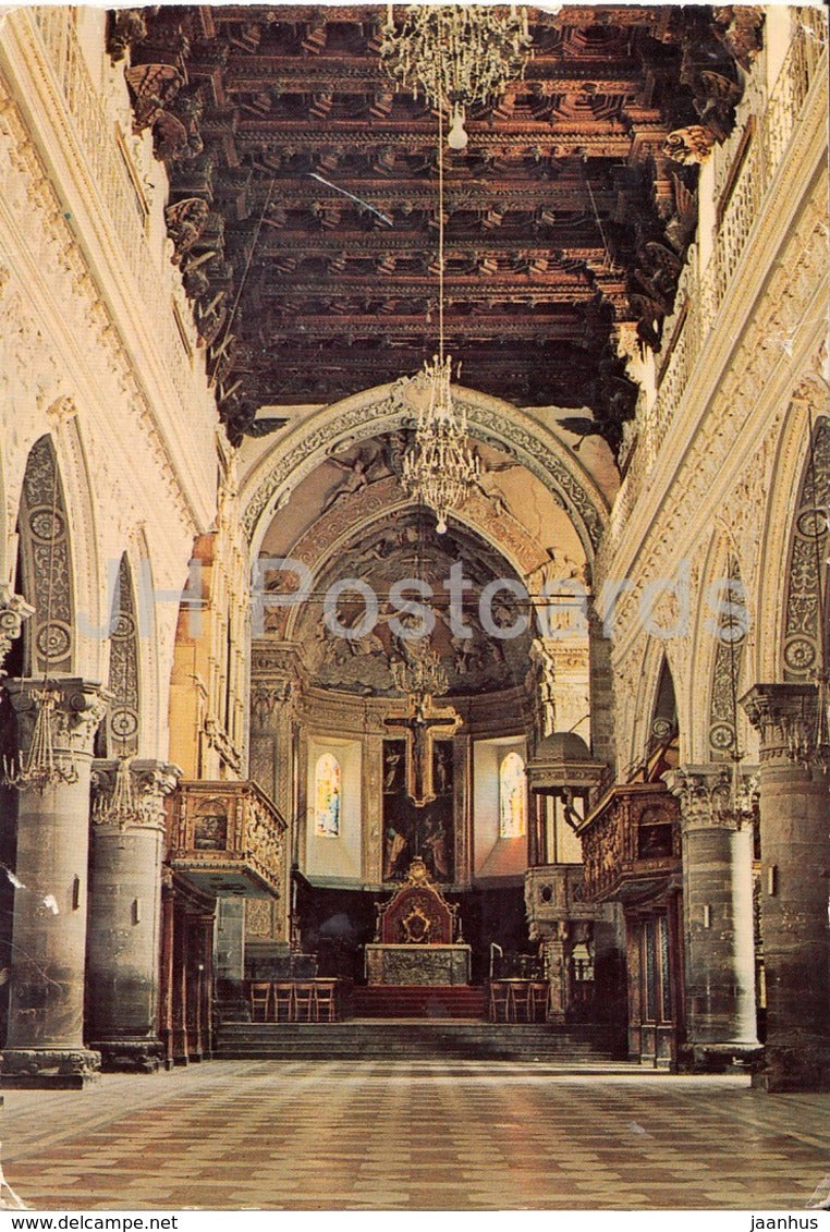 Enna - Duomo - Interno - Cathedral Internal - Italy - used - JH Postcards