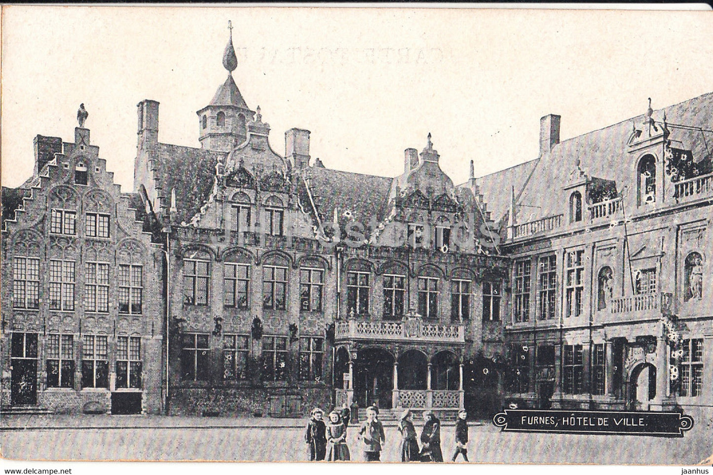 Furnes - Veurne - Hotel de Ville - old postcard - Belgium - unused - JH Postcards