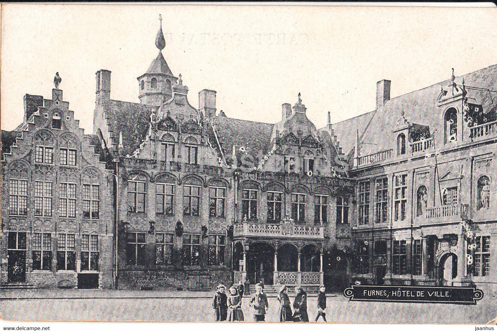 Furnes - Veurne - Hotel de Ville - old postcard - Belgium - unused - JH Postcards