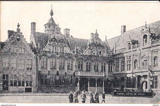 Furnes - Veurne - Hotel de Ville - old postcard - Belgium - unused - JH Postcards