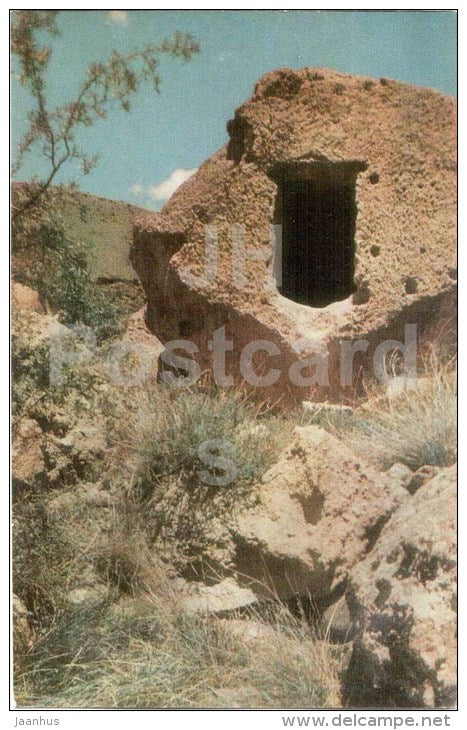 Wine-Making shop at Ananauri - Monastery of the Caves - Vardzia - 1972 - Georgia USSR - unused - JH Postcards