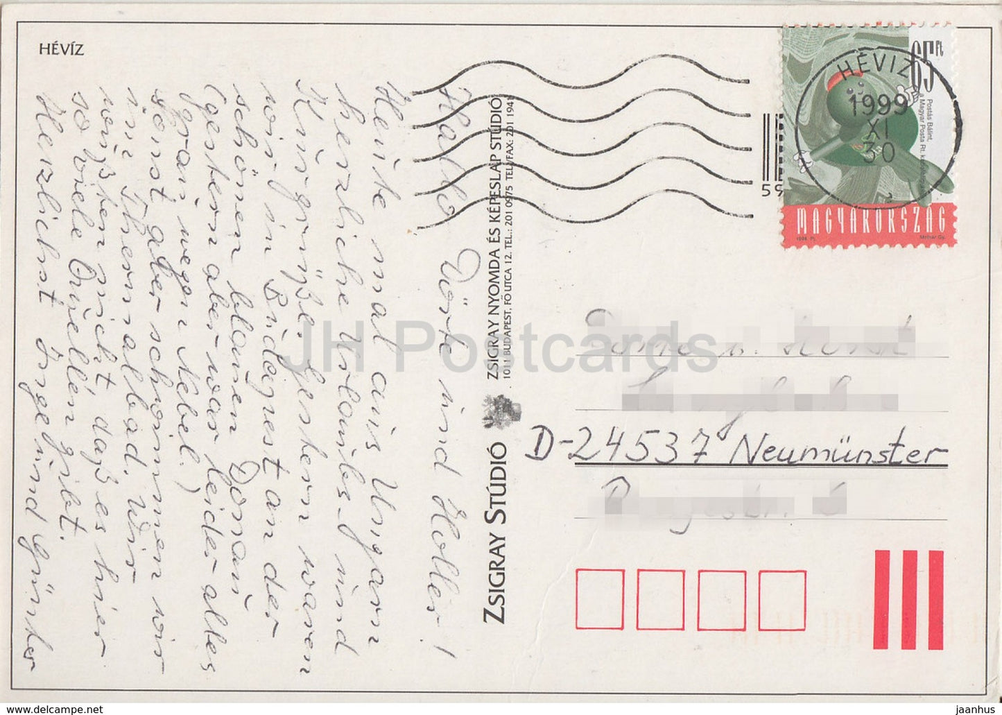 Heviz - nénuphar - Spa - multiview - 1999 - Hongrie - d'occasion