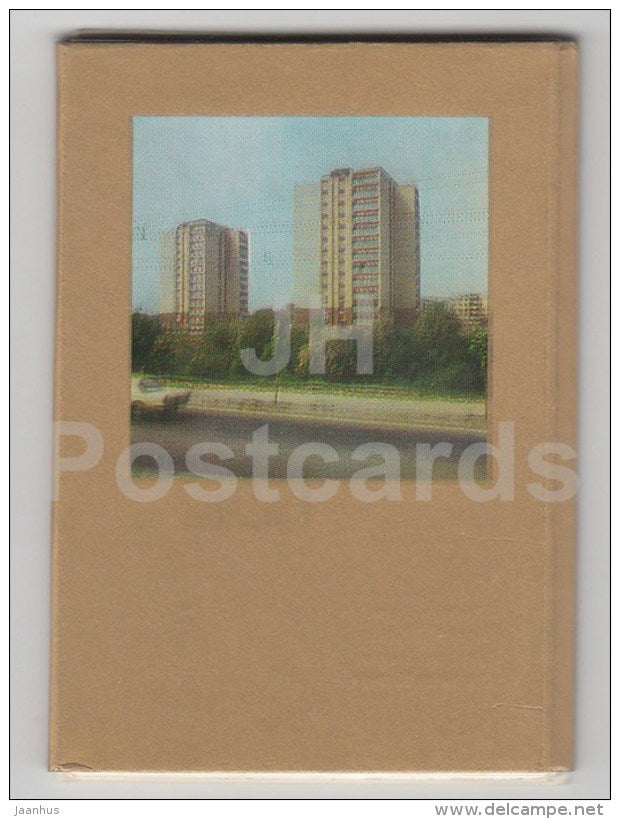 set of 13 mini photos - Kaunas - 1974 - Lithuania USSR - unused - JH Postcards