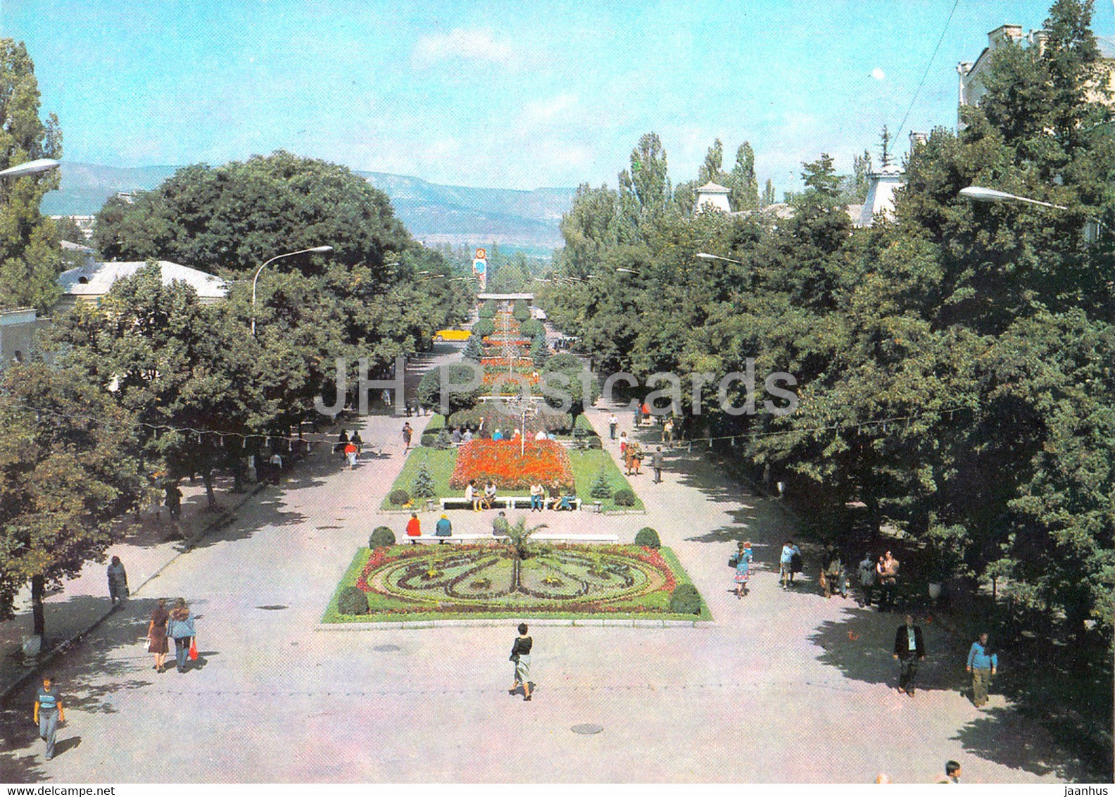 Kislovodsk - 50th Anniversary of October prospekt - 1989 - Russia USSR - unused - JH Postcards