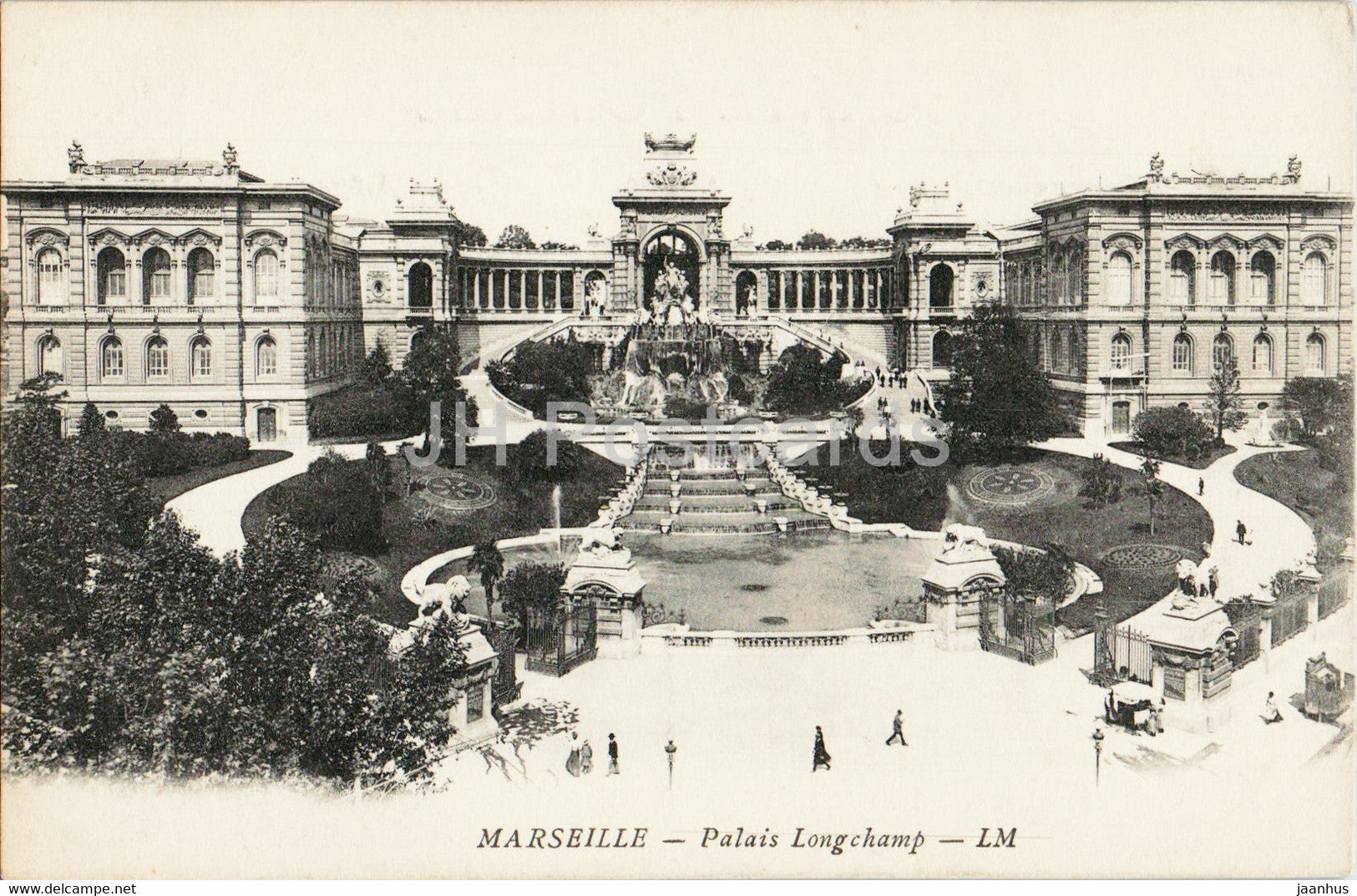 Marseille - Palais Longchamp - old postcard - France - unused - JH Postcards