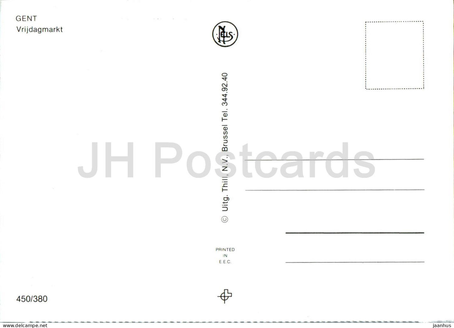 Gent - Vrijdagmarkt - Belgique - inutilisé