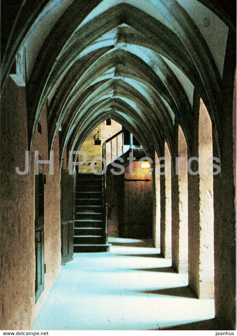 Kuressaare castle cloister - Saaremaa - 1989 - Estonia USSR - unused - JH Postcards