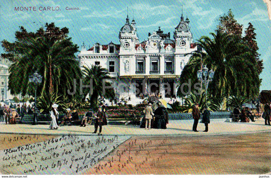 Monte Carlo - Casino - Serie I 3 - Riviera - old postcard - 1905 - Monaco - used - JH Postcards