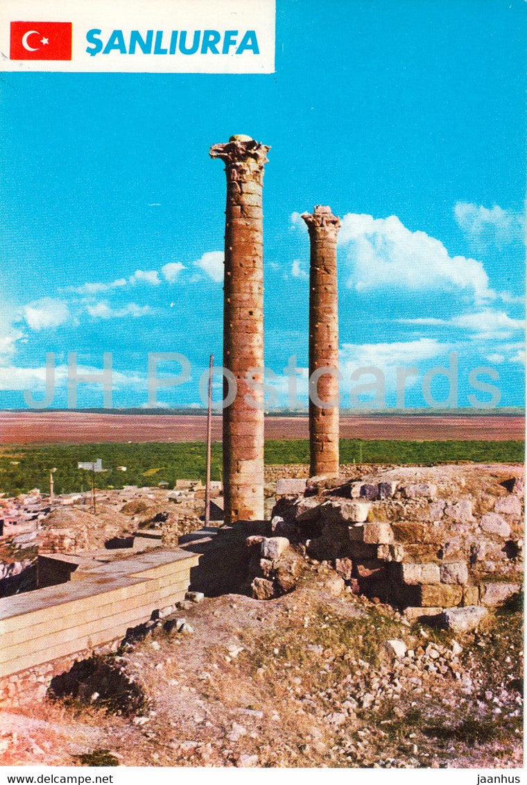 Sanliurfa - castle ruins - 1987 - Turkey - used - JH Postcards