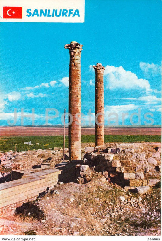 Sanliurfa - castle ruins - 1987 - Turkey - used - JH Postcards