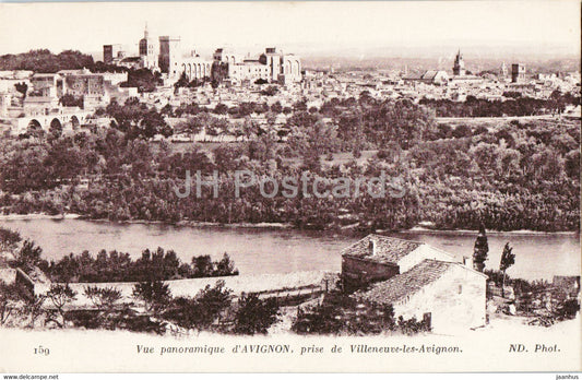 Avignon - Vue panoramique d'Avignon prise de Villeneuve les Avignon - 159 - old postcard - France - unused - JH Postcards