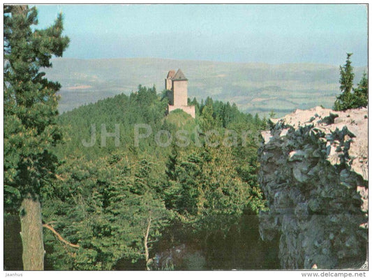 Kasperk castle - Kasperske Hory - Czechoslovakia - Czech - used - JH Postcards