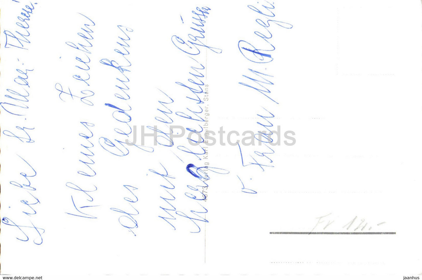 Andermatt 1444 m gegen Furka - carte postale ancienne - Suisse - occasion